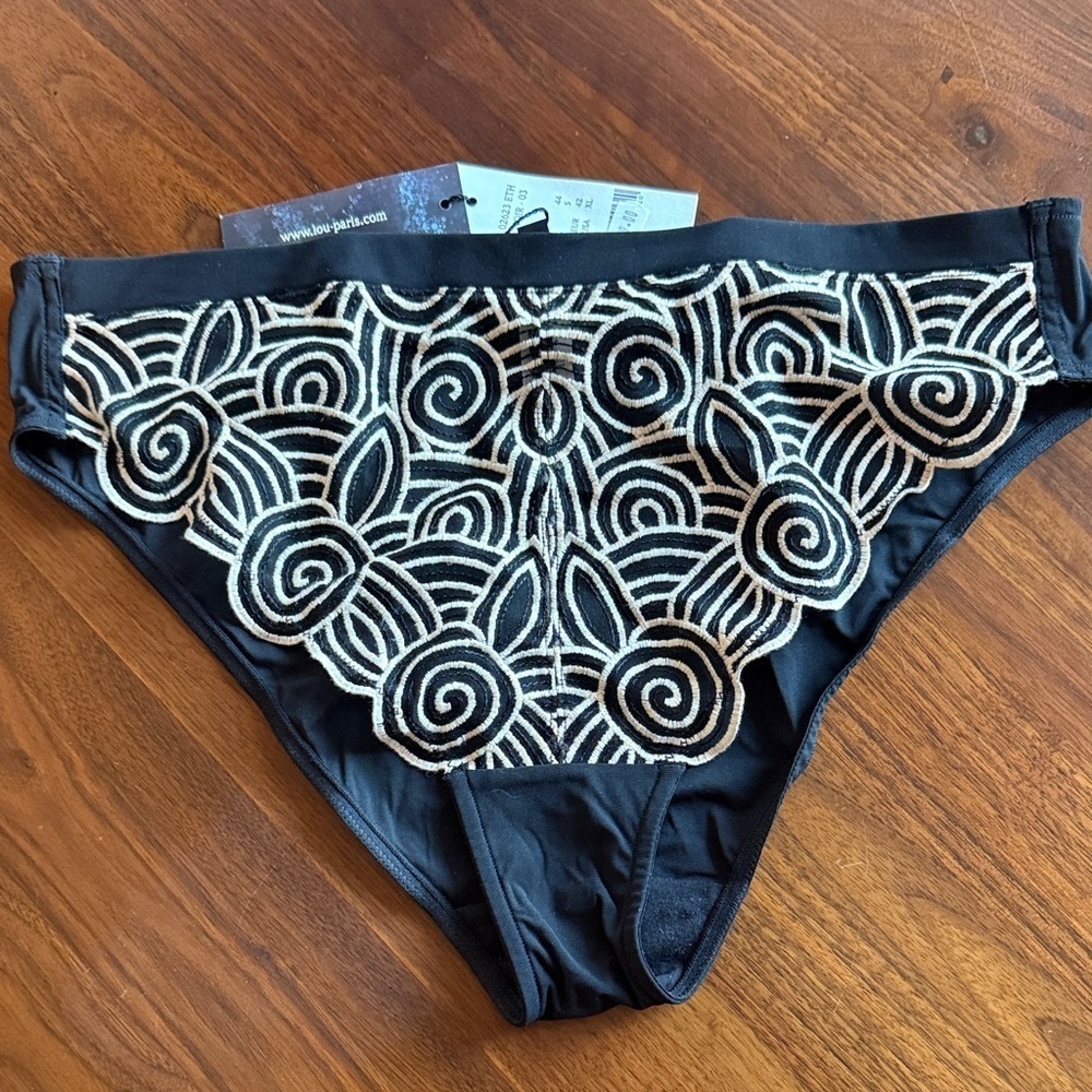 Lou paris - Black and White Patterned pantis Bottom - xl - new!